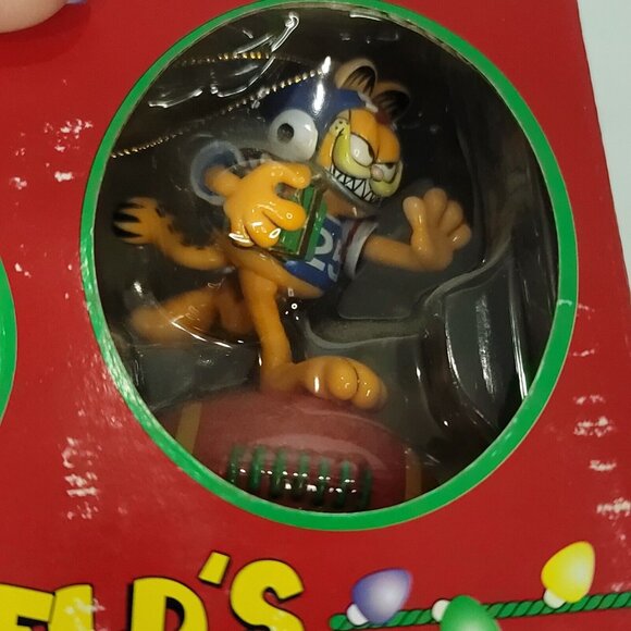 Garfield Collectible Coffee Mug Cup Hang On For Xmas Ornament Set Vintage 1996 - Picture 2 of 7